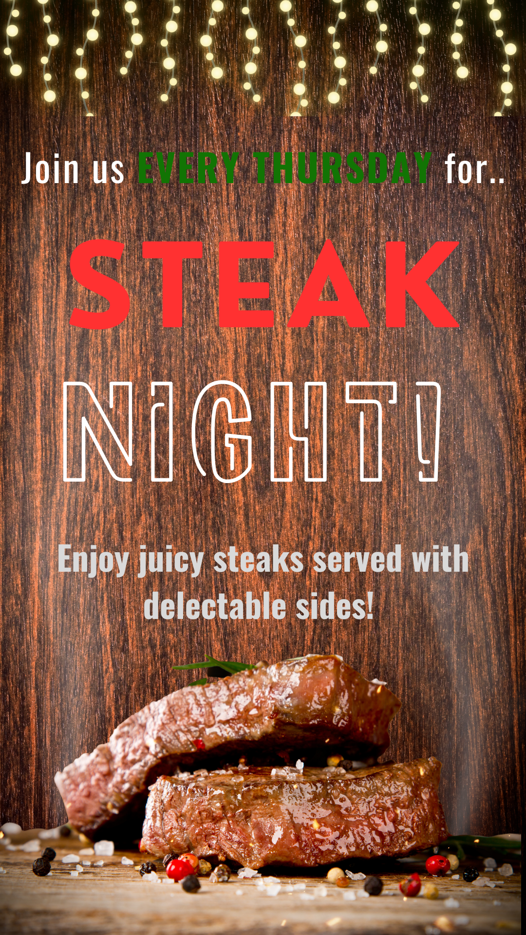 Thursday Night Steak Night
